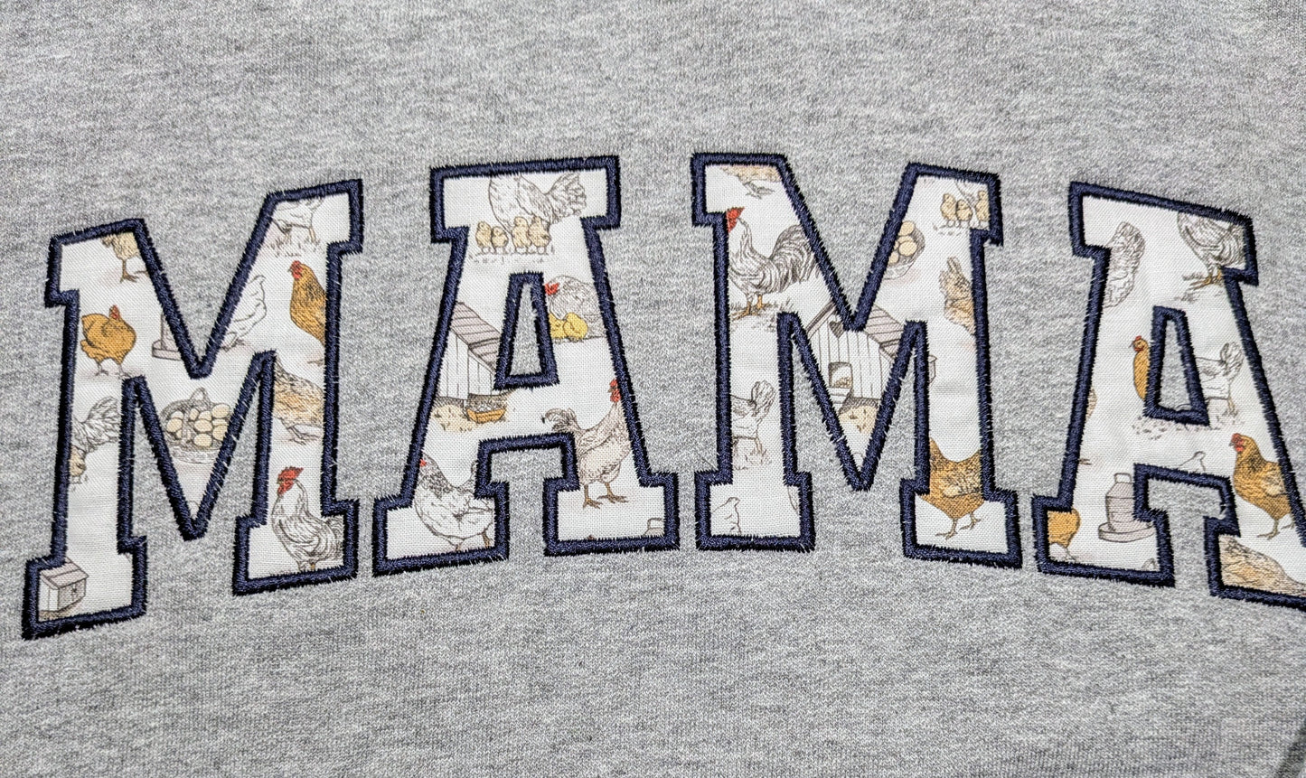 Farm Chickens Mama and Mini Matching Sweatshirts