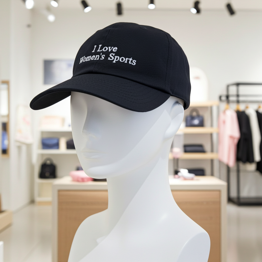 I Love Women’s Sports Adjustable Embroidered Baseball Hat