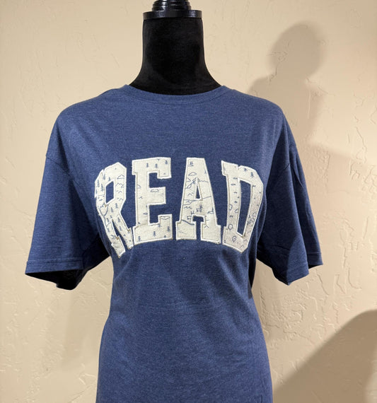 READ Appliqué T-Shirt – Book Lover Shirt