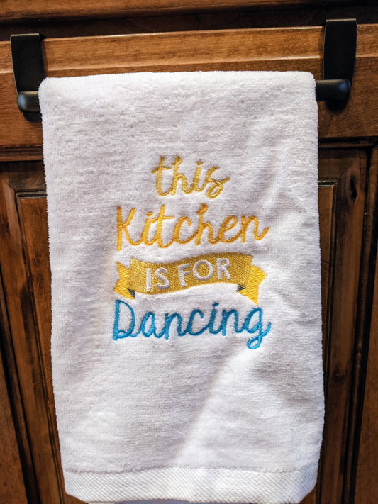 This Kitchen is for Dancing - Dish Towel